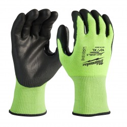 Guantes de Alta Visibilidad y Anticorte Nivel C|Hi-Vis Cut Level 3 Gloves -10/XL
