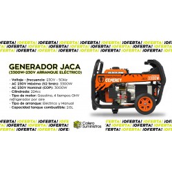 GENERADOR JACA (3300W-230V...